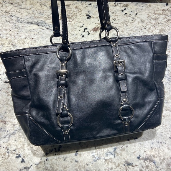Coach Leather Tote Bag - Picture 3 of 8